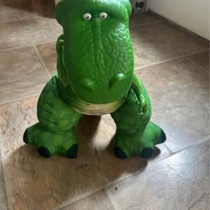 Fisher Price Toy Story 3 big roaring Rex plush Green Dinosaur Reptile Toy